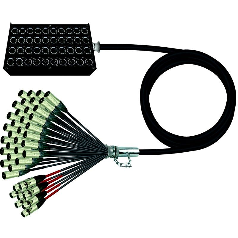 32/8 Stagebox na bič-rozplet Amphenol (30-50m)
