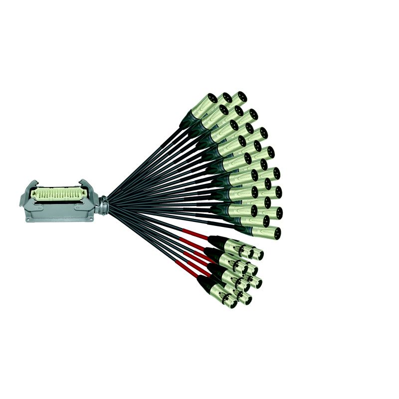 Multipin-nástavbový-systém na rozplet-bič (Amphenol, Neutrik) 24/8
