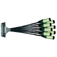 Multipin-vestavný-systém na rozplet-bič (Amphenol, Neutrik) 8/0