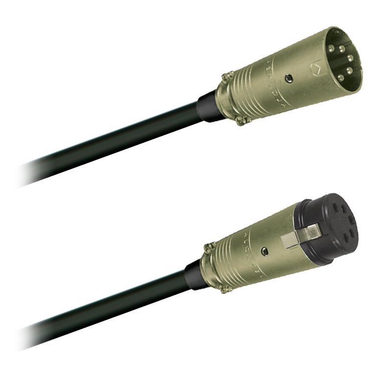 Reproduktorový OFC kabel  4x2,5 mm2   EP-5-12 Amphenol - EP-5-11P Amphenol  (0,5m - 20m)