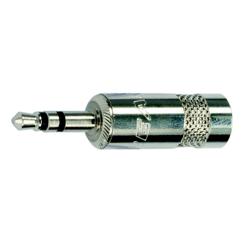 Jack-konektor 3,5 mm / stereo Neutrik  NYS231   černý