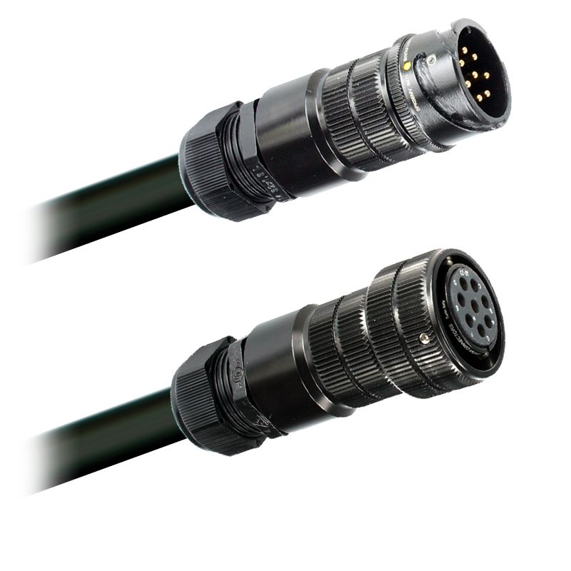 Reproduktorový OFC kabel  8x4,0 mm2   spojka LK-8/FMR - konektor LK-8/MOR   délka 1,5m