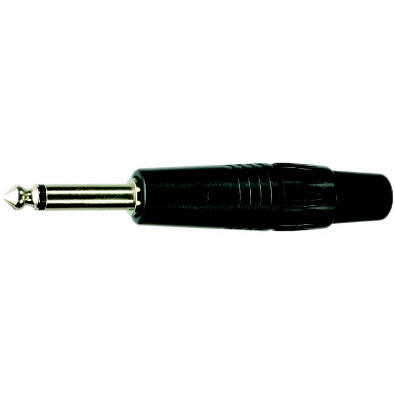 Jack-konektor 6,3mm / mono Neutrik NP2C-BAG - černý