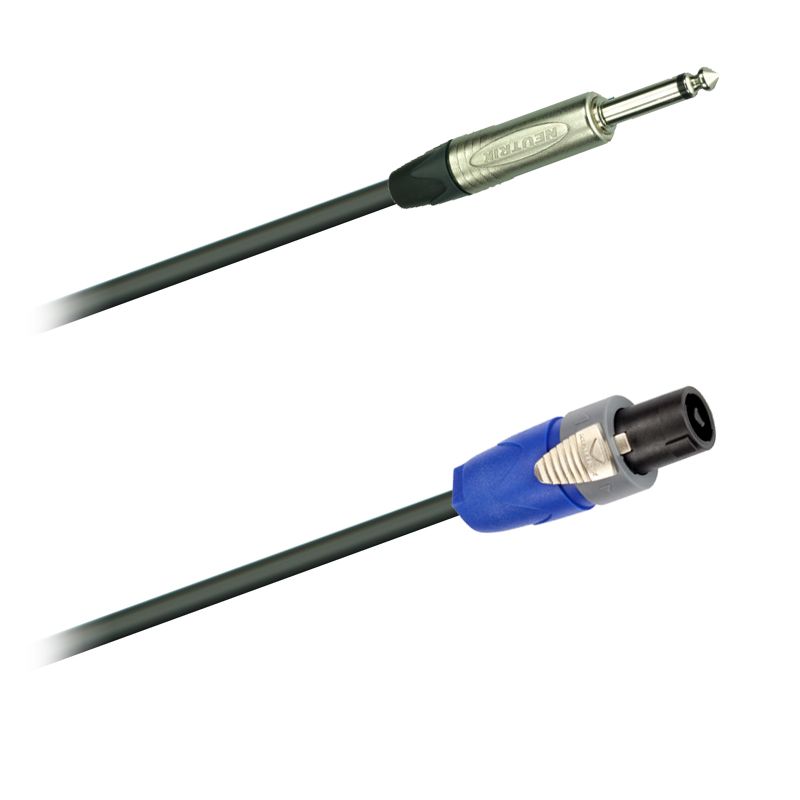 Reproduktorový kabel 2x1,5 mm2   Jack 6,3 NP2X  - Speakon  NL2FX Neutrik  délka 7,5m