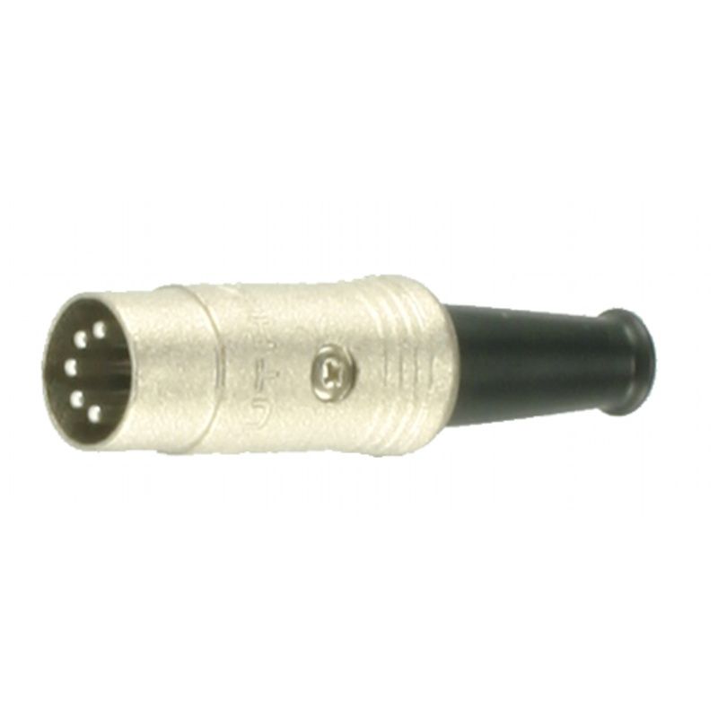 DIN-Norm-konektor Rean NYS323-G     7-pól. / černo / zlatý