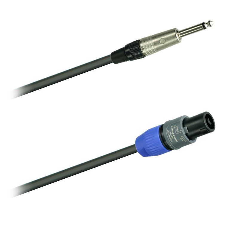 Reproduktorový kabel 2× 2,5 mm2, Neutrik NP2C - Neutrik NL2FX  (1,5 m - 20m)