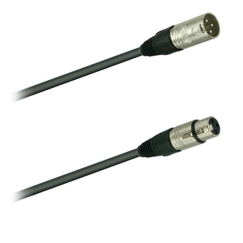 Reproduktorový kabel 2× 2,5 mm2, Neutrik NC3MX - NC3FX  5,0 m   