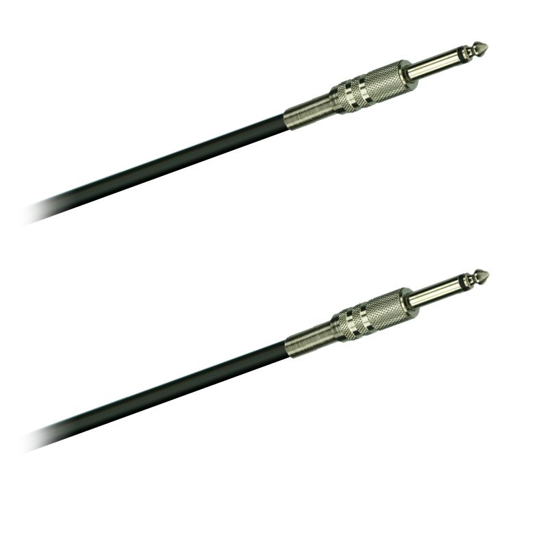 Instrument-kabel, Jack 6,3mm / mono  - 0,25 m