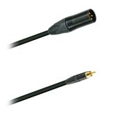 Audio kabel nesym. Cinch Rean NYS 373-XLR Neutrik NC3MXX B  (1,5 - 5m)