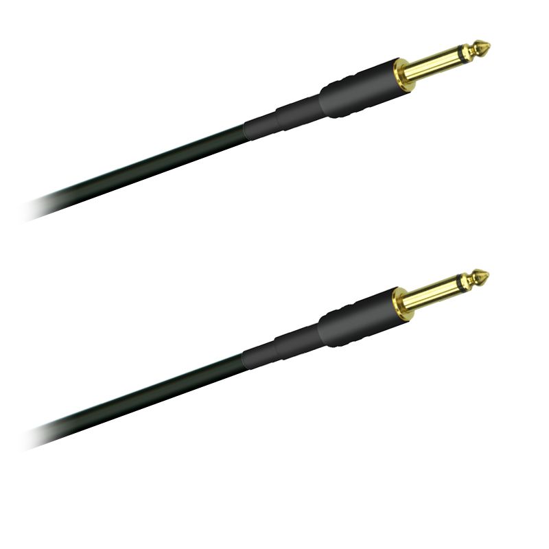Instrument-kabel, Jack 6,3mm / mono / zlatý - 5,0 m