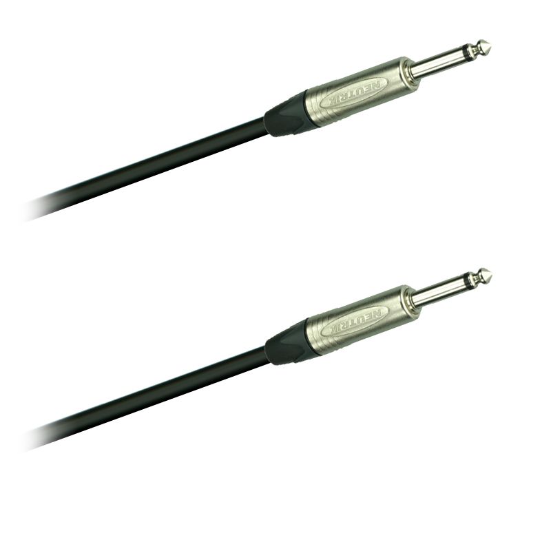 Instrument-kabel   Jack 6,3mm / mono /  Neutrik NP2X  (0,5 - 10m)