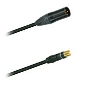 Audio kabel nesym. Cinch Neutrik NF2C B-XLR Neutrik NC3MXX B  (1,5 -10m)
