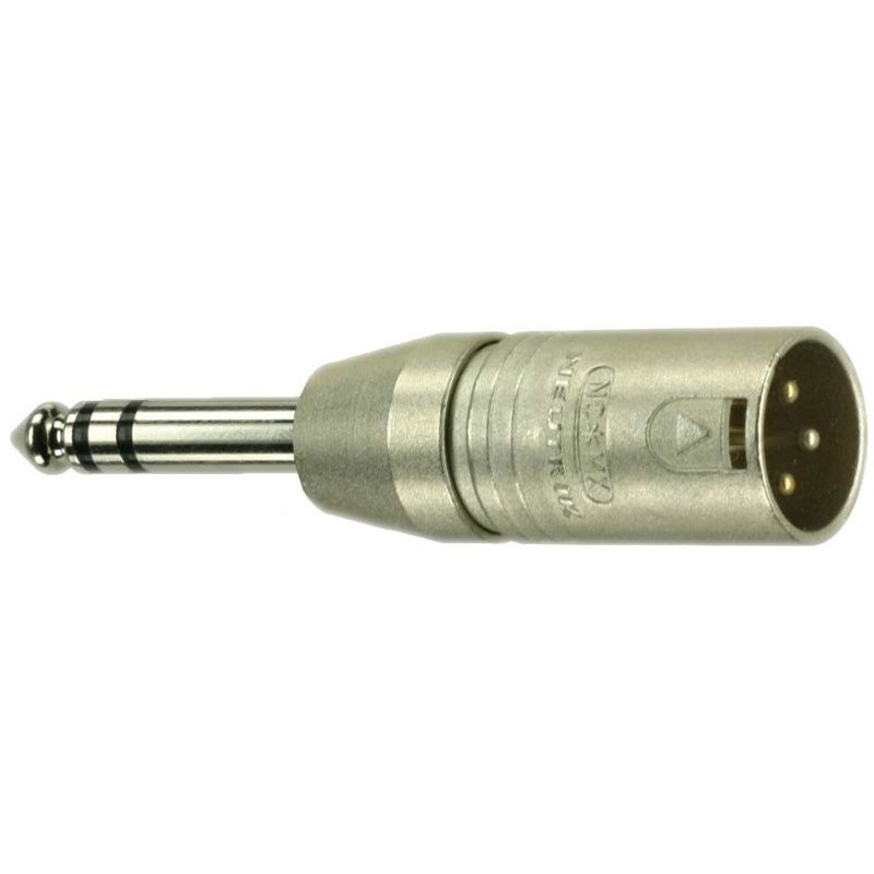Adaptér XLR konektor - Jack konektor 6,3 mm stereo