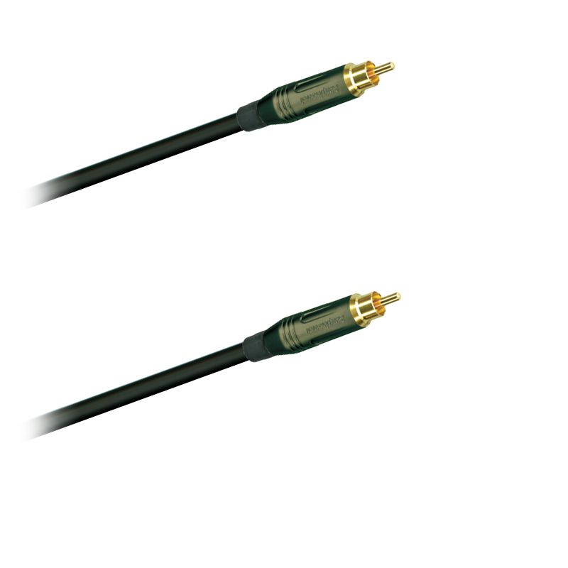 Audio kabel nesym. Cinch-Cinch Amphenol ACPR BLK  (0,5 - 10m)