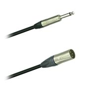 Audio-kabel  sym., Jack Neutrik NP2X - XLR-konektor Neutrik NC3MXX   (1,0 - 20m)
