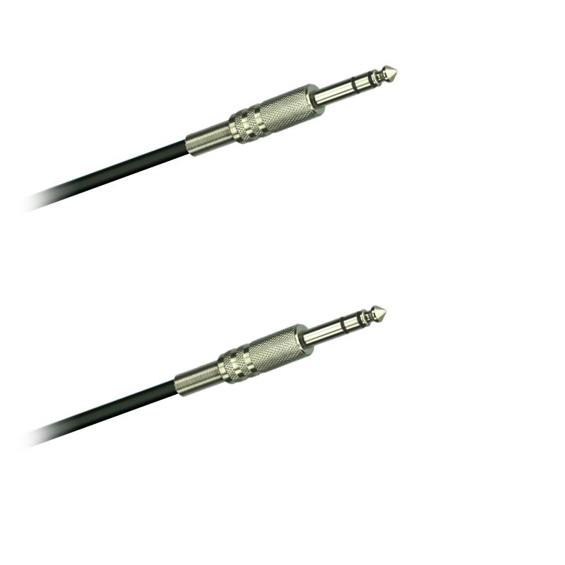 Insert- /Audio-kabel,  Jack-konektor 6,3mm- 1,0 m
