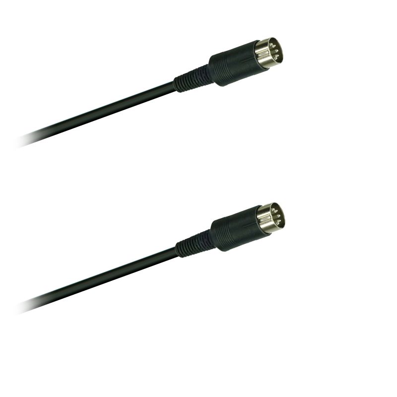 MIDI-kabel   5-pól. DIN-Normkonektor / PVC  (0,5 - 10m)