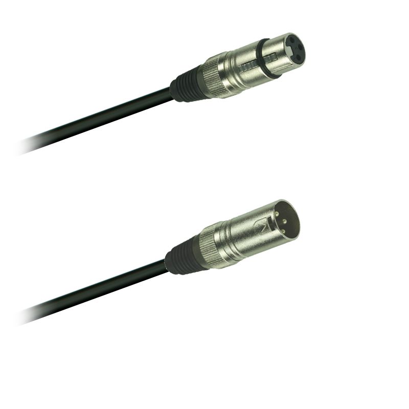 Mikrofon-kabel sym.  XLR-konektor - XLR-spojka  (0,5 - 10m)