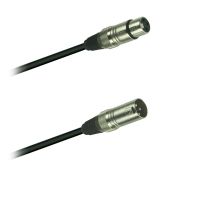 Mikrofon-kabel sym.  XLR-konektor - XLR-spojka  (0,5 - 10m)