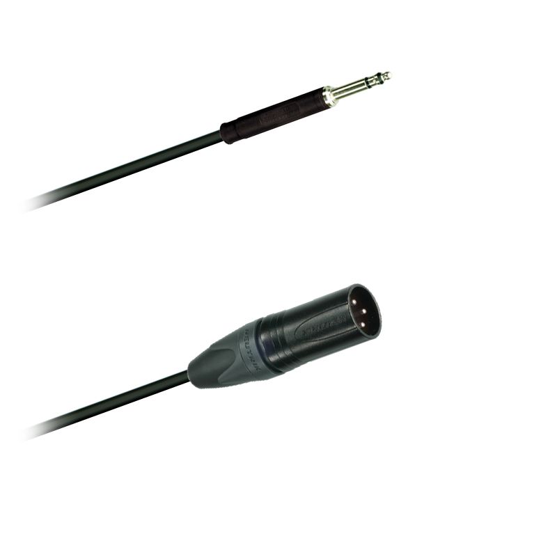 TT-Phone-/Bantam-kabel, TT-Phone-/Bantam-konektor- XLR Neutrik NC3MXX-BAG - 1,0 m