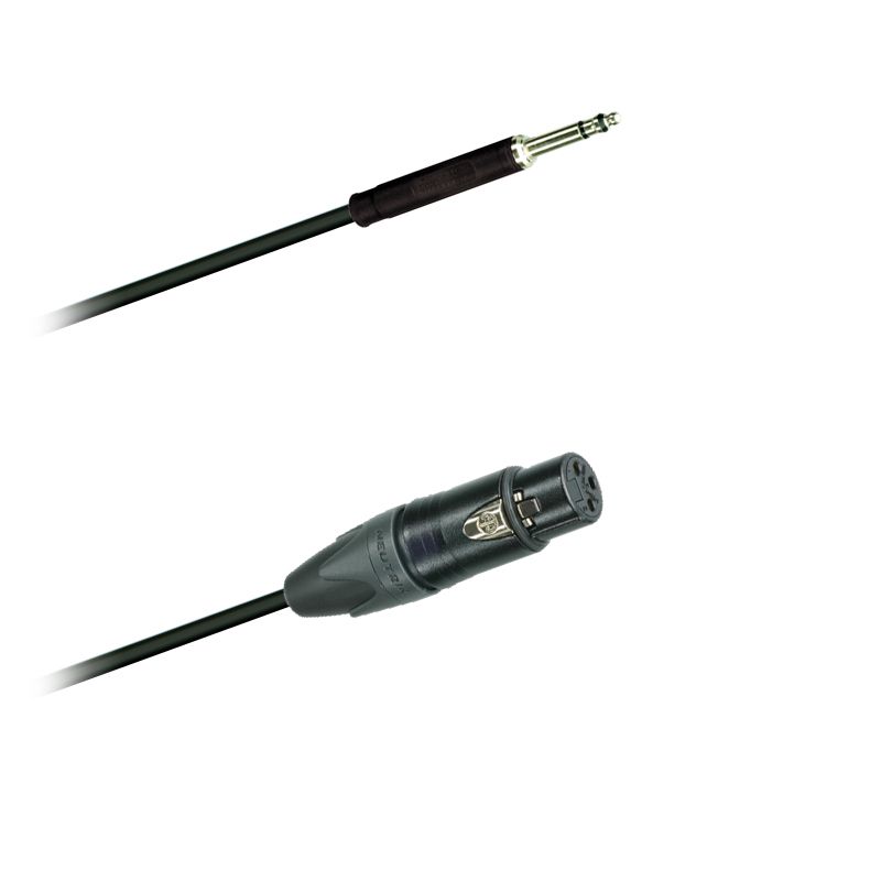 TT-Phone-/Bantam-kabel, TT-Phone-/Bantam-konektor- XLR Neutrik NC3FXX-BAG - 1,0 m