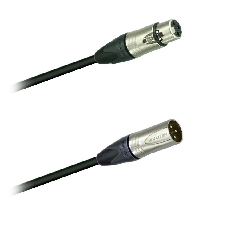 AES/EBU/110 Ohm - kabel, Neutrik NC3MXX - Neutrik NC3FXX - 1,5 m