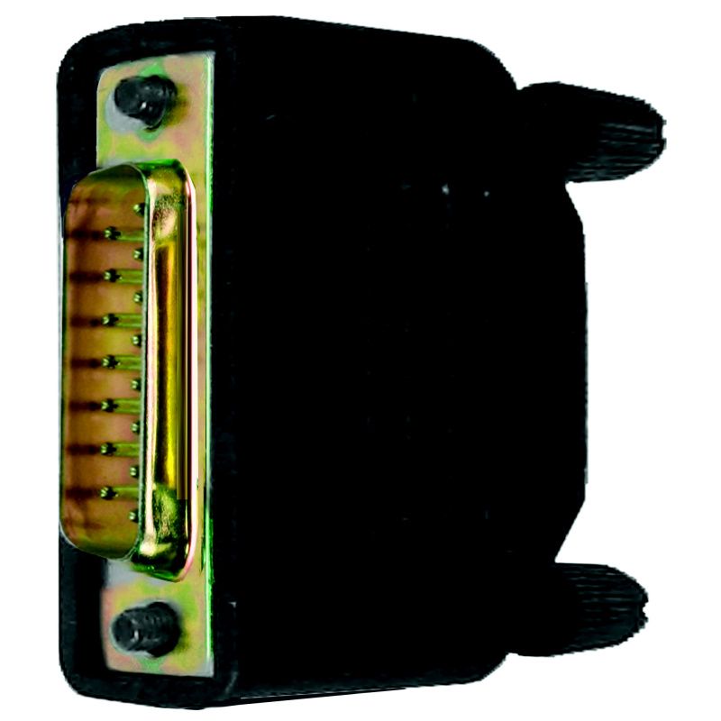 Sub-D- / Sub-D-HD- (High Density / VGA) konektor, 25-pól.  zlatý  