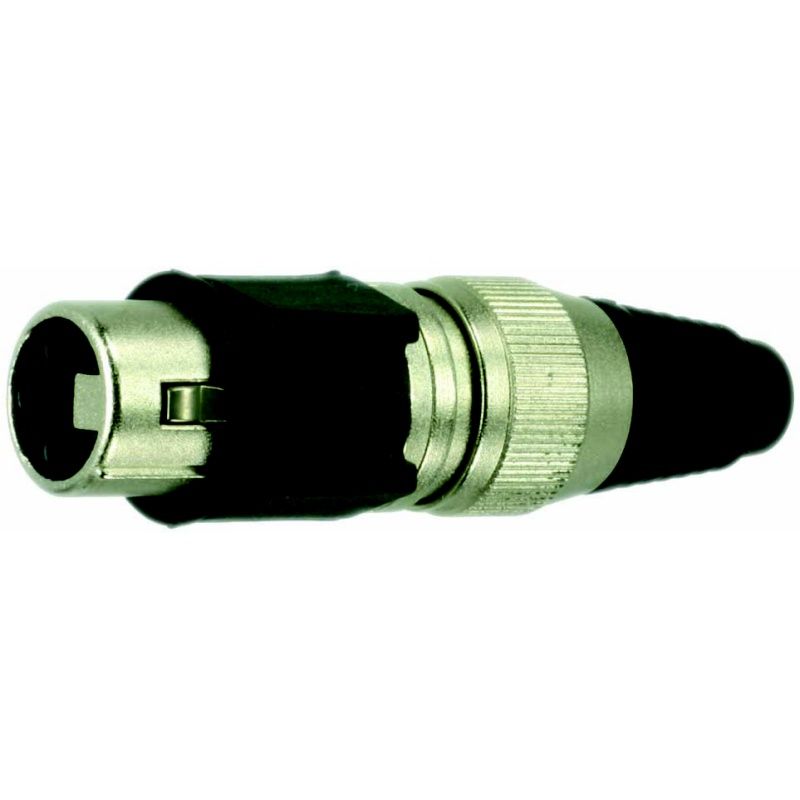 XLR-spojka / kov. Neutrik NC4FX-HD          4-pól.     zlaté kontakty
