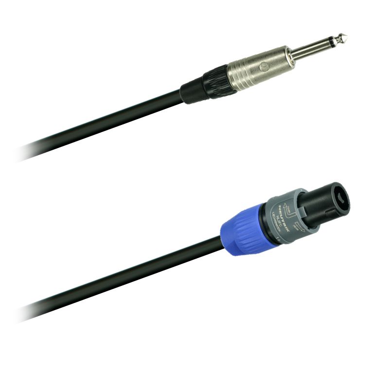 Reproduktorový kabel 2× 2,5 mm2, Neutrik NP2C - Neutrik NL2FC  (1,5 - 20m)