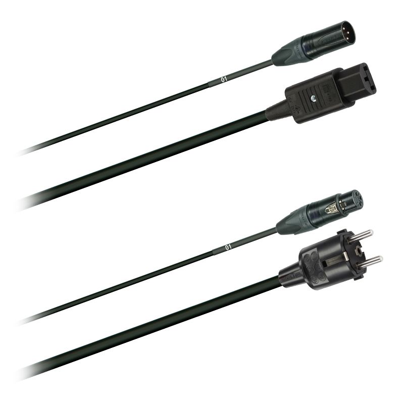 Hybridní kabel -  1x DMX/Digital-Audio +síť 3x 1,5mm2, Délka: 15m