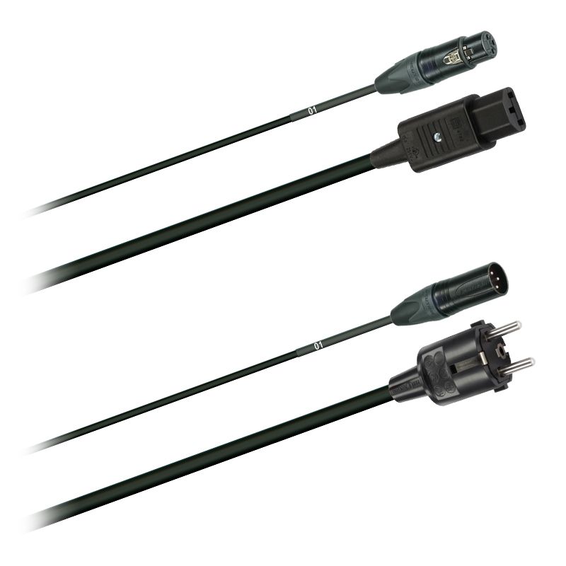 Hybridní kabel - 1x DMX/Digital-Audio + síť 3x 1,5mm2, Délka:15m