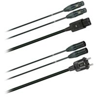 Hybridní kabel   2x DMX Digital-Audio + síť 3x 1,5mm2  (2,0 - 20m)