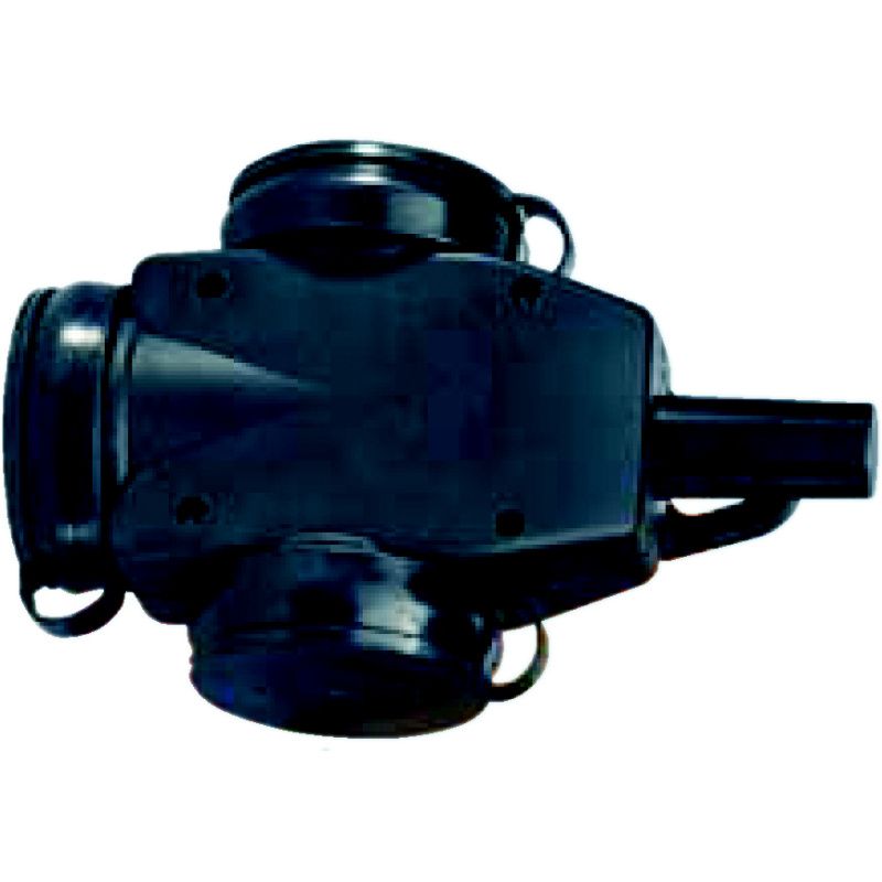 Schuko 3x rozdělovač spojka (gumová)