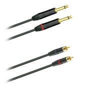 Audio kabel sym. 2x Cinch Rean NYS 373-2x Jack Neutrik NP2X B (1,0 - 10m )