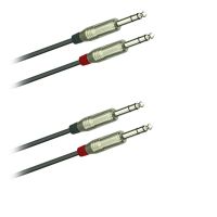 Audio kabel 2x sym. 2x2 Jack stereo Amphenol ACPS GN (1,0 - 10m)
