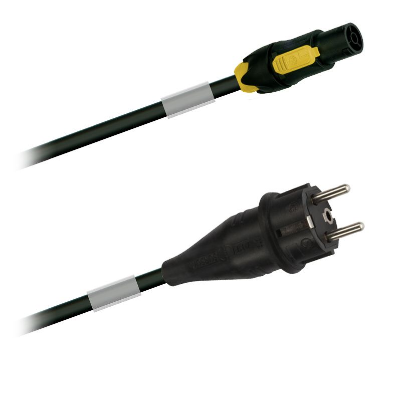 PowerCON  True 1- gumový-síťový kabel 2,5mm2 (0,5m-10m)