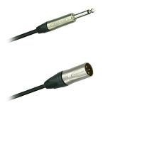 Audio adaptér kabel  Jack Neutrik NP2X - XLR Neutrik NC3MXX (0,2m)