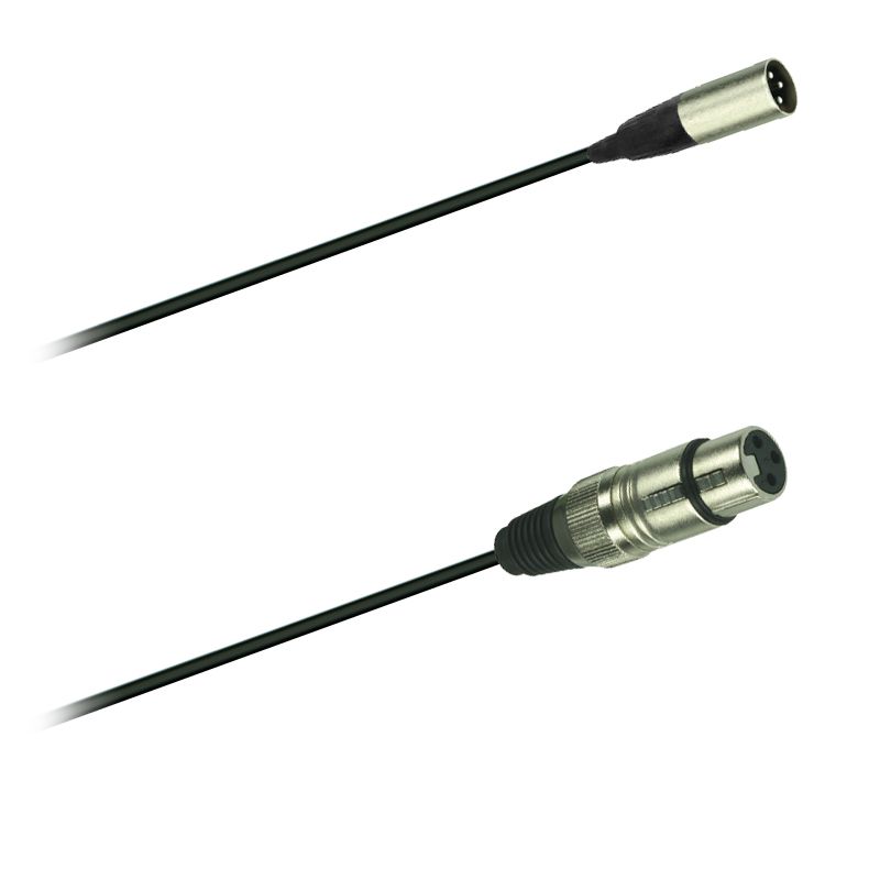 Mikrofon adaptér kabel mini XLR/M - XLR/F (0,2m)