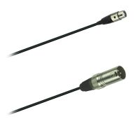 Mikrofon adaptér kabel mini XLR/F - XLR/M (0,2m)