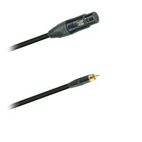 Audio adaptér kabel  Cinch Rean NYS 373 - XLR Neutrik NC3FXX B (0,2m)