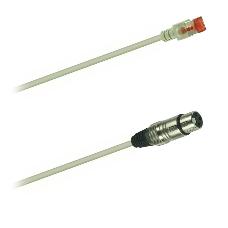 Digital adaptér kabel  RJ45 - XLR F (0,2m)