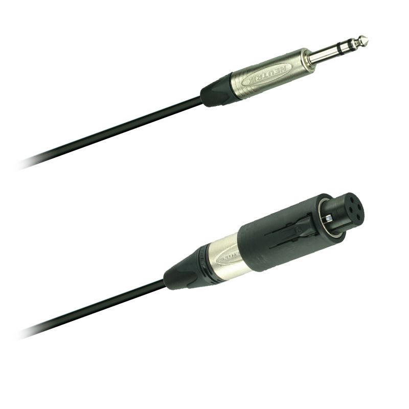 Audio adaptér kabel  Jack stereo NP3X - Unisex NC3FM C Neutrik (0,2m)