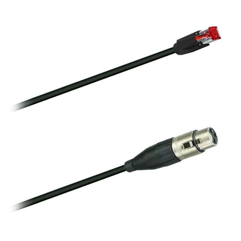 Digital adaptér kabel  RJ45 - XLR AC3F Amphenol (0,2m)