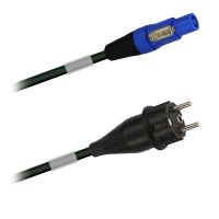 PowerCON - gumový-síťový kabel 1,5mm2 (1,5mm- 10m)