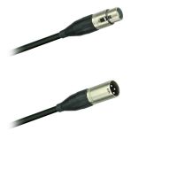 DMX Audio adaptér kabel XLR AC3M - XLR AC5F Amphenol  (0,2m)