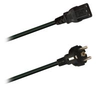 Přístrojový konektor - síťový kabel (spojka IEC-C13) (0,75m-5m)