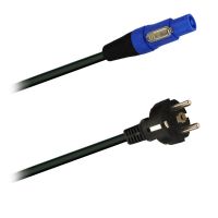 PowerCON - síťový kabel konektor 1,0mm2 (1,5m-5m)