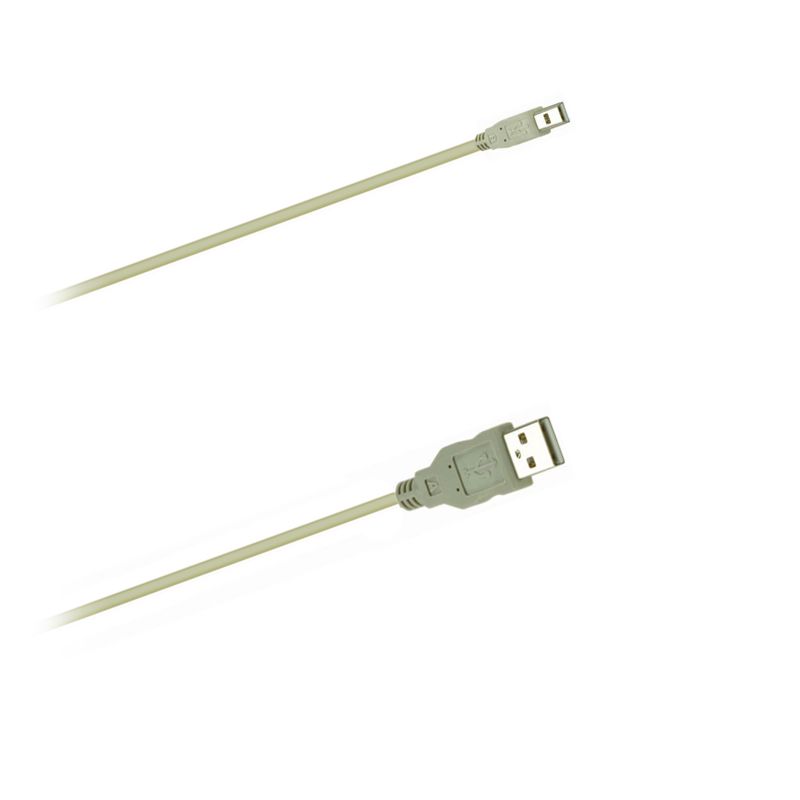 USB Mini-Kabel, USB A-konektor - USB B trapezový mini konektor - 3,0 m