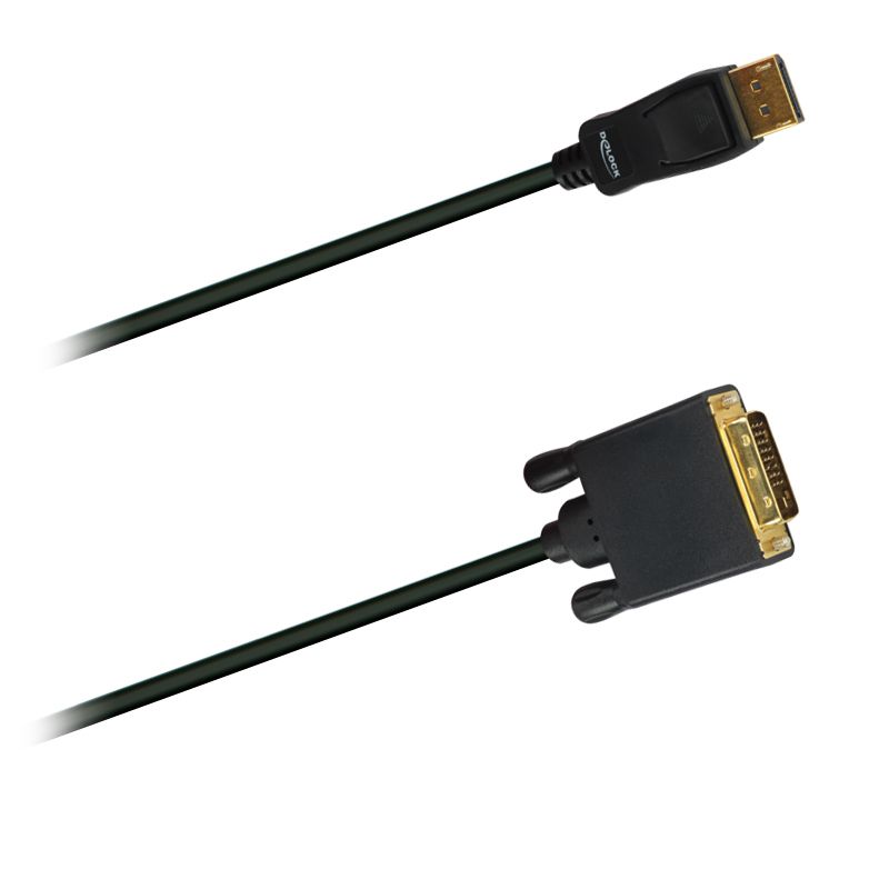 Display Port-DVI-adaptér kabel (1,0 m - 5m)